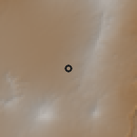 Shaded relief of the 60 km around Bokoji, drawn from the GMTED2010 grid