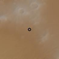 Shaded relief of the 60 km around Chitu, drawn from the GMTED2010 grid