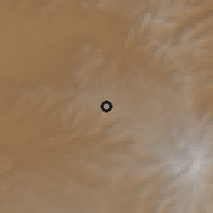 Shaded relief of the 60 km around Debre Tabor, drawn from the GMTED2010 grid