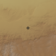 Shaded relief of the 60 km around Dirē Dawa, drawn from the GMTED2010 grid