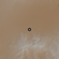 Shaded relief of the 60 km around Dodola, drawn from the GMTED2010 grid