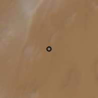 Shaded relief of the 60 km around Doesha, drawn from the GMTED2010 grid