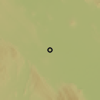 Shaded relief of the 60 km around Dubtī, drawn from the GMTED2010 grid