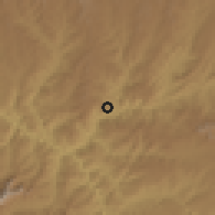 Shaded relief of the 59 km around Edaga Selus, drawn from the GMTED2010 grid