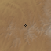 Shaded relief of the 59 km around Enticho, drawn from the GMTED2010 grid
