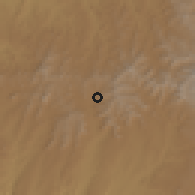 Shaded relief of the 59 km around Feresmay, drawn from the GMTED2010 grid