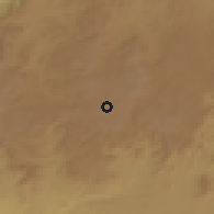 Shaded relief of the 60 km around Fiche Gelila, drawn from the GMTED2010 grid