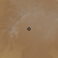 Shaded relief of the 60 km around Agew Gimjabet, drawn from the GMTED2010 grid