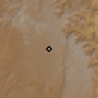 Shaded relief of the 59 km around Freweyni, drawn from the GMTED2010 grid