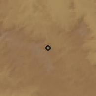 Shaded relief of the 60 km around Ganji, drawn from the GMTED2010 grid