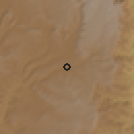 Shaded relief of the 59 km around Agula, drawn from the GMTED2010 grid