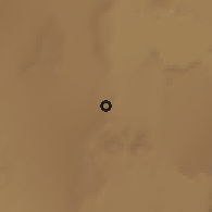 Shaded relief of the 60 km around Aje, drawn from the GMTED2010 grid