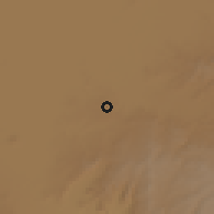 Shaded relief of the 60 km around Hamusit, drawn from the GMTED2010 grid