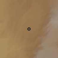Shaded relief of the 60 km around Kebado, drawn from the GMTED2010 grid