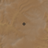 Shaded relief of the 60 km around Mek'elē, drawn from the GMTED2010 grid
