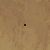 Shaded relief of the 60 km around Reji, drawn from the GMTED2010 grid