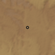Shaded relief of the 60 km around Shakīso, drawn from the GMTED2010 grid