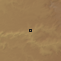 Shaded relief of the 60 km around Supe, drawn from the GMTED2010 grid