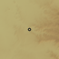 Shaded relief of the 60 km around Tewodros Ketema, drawn from the GMTED2010 grid
