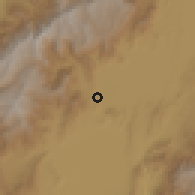 Shaded relief of the 60 km around Ārba Minch, drawn from the GMTED2010 grid