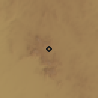 Shaded relief of the 60 km around Yabēlo, drawn from the GMTED2010 grid