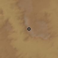 Shaded relief of the 60 km around Arjo, drawn from the GMTED2010 grid