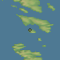 Shaded relief of the 44 km around Skúvoy, drawn from the GMTED2010 grid