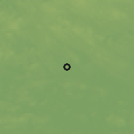 Shaded relief of the 44 km around Kangasniemi, drawn from the GMTED2010 grid