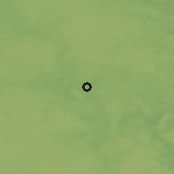 Shaded relief of the 44 km around Karstula, drawn from the GMTED2010 grid