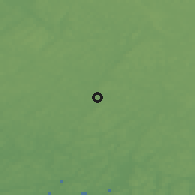 Shaded relief of the 45 km around Aura, drawn from the GMTED2010 grid
