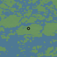 Shaded relief of the 45 km around Korppoo, drawn from the GMTED2010 grid