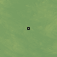 Shaded relief of the 44 km around Leppävirta, drawn from the GMTED2010 grid