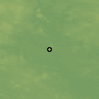 Shaded relief of the 44 km around Maaninka, drawn from the GMTED2010 grid