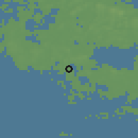 Shaded relief of the 45 km around Maarianhamina, drawn from the GMTED2010 grid