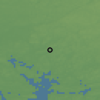 Shaded relief of the 45 km around Masku, drawn from the GMTED2010 grid