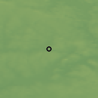 Shaded relief of the 45 km around Mouhijärvi, drawn from the GMTED2010 grid