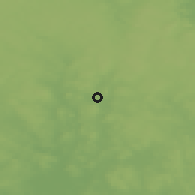 Shaded relief of the 44 km around Multia, drawn from the GMTED2010 grid