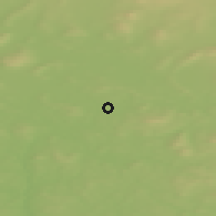 Shaded relief of the 42 km around Muonio, drawn from the GMTED2010 grid