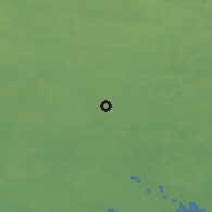Shaded relief of the 45 km around Myrskylä, drawn from the GMTED2010 grid