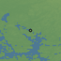 Shaded relief of the 45 km around Naantali, drawn from the GMTED2010 grid