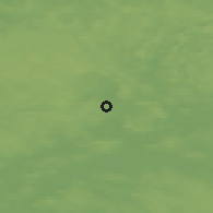 Shaded relief of the 45 km around Orivesi, drawn from the GMTED2010 grid
