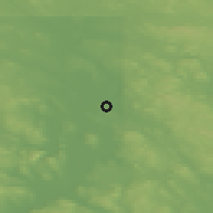 Shaded relief of the 42 km around Pello, drawn from the GMTED2010 grid