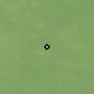 Shaded relief of the 44 km around Pieksämäki, drawn from the GMTED2010 grid