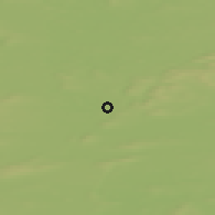 Shaded relief of the 42 km around Posio, drawn from the GMTED2010 grid