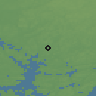 Shaded relief of the 45 km around Raisio, drawn from the GMTED2010 grid
