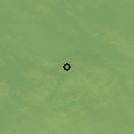 Shaded relief of the 44 km around Rautalampi, drawn from the GMTED2010 grid