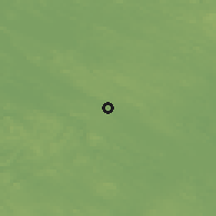 Shaded relief of the 44 km around Suonenjoki, drawn from the GMTED2010 grid
