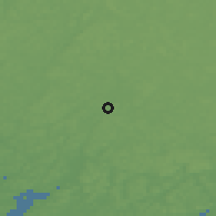Shaded relief of the 45 km around Tarvasjoki, drawn from the GMTED2010 grid