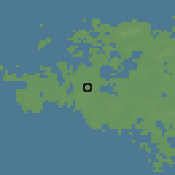 Shaded relief of the 45 km around Hammarland, drawn from the GMTED2010 grid