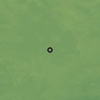 Shaded relief of the 44 km around Uukuniemi, drawn from the GMTED2010 grid
